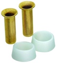PIPE INSERT PLASTIC 1/4 OD    