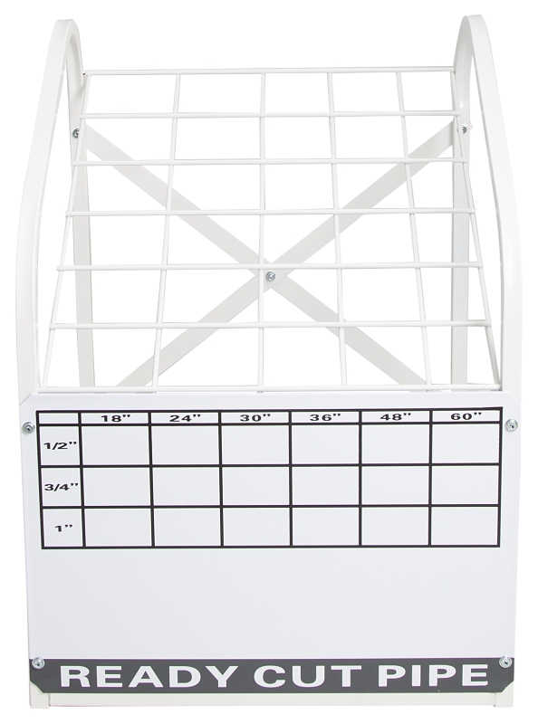 PIPE NIPPLE DISPLAY RACK WHITE