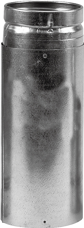 PIPE PELLET VENT 3X24IN GALV  