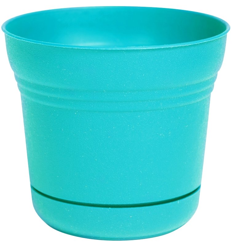 PLANTER 5IN SATURN TEAL       