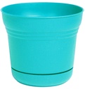 PLANTER 5IN SATURN TEAL       
