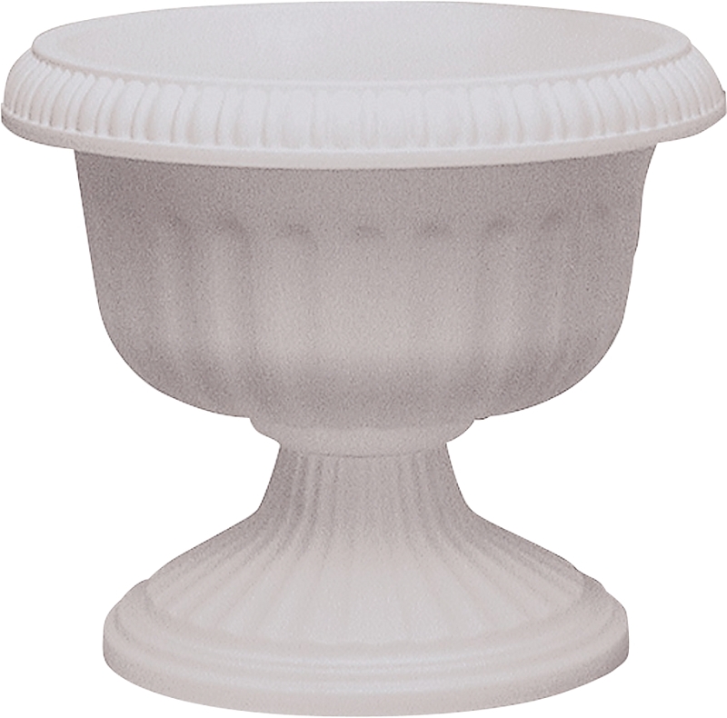 PLANTER GRECIAN URN/WHITE 12IN
