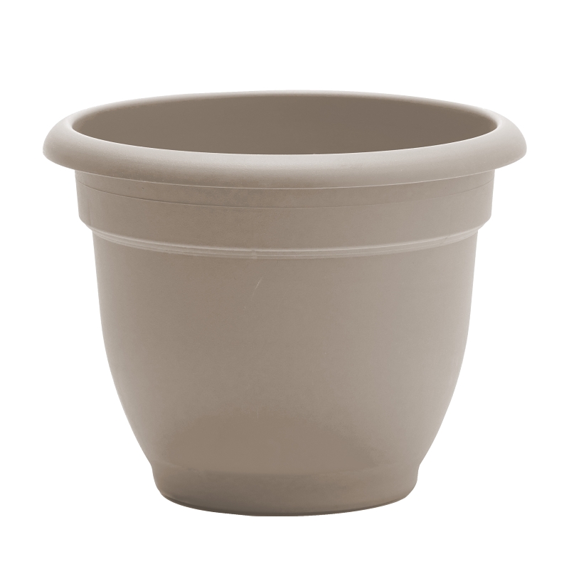 PLANTER PLASTIC PEBBLE STN 6IN