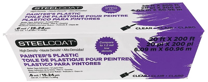 [5425996] PLASTIC PAINTR 0.6MIL 20X200FT