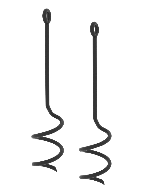 PLAYSET ANCHOR KIT METAL BLACK