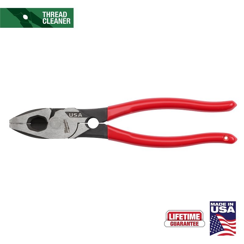 PLIER LINEMAN GRIP DIPPED 9IN 