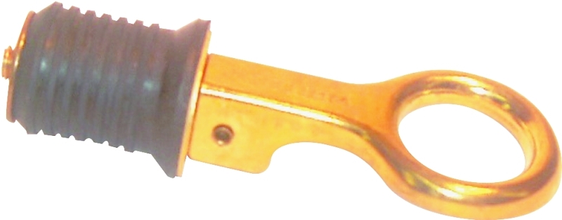 PLUG DRAIN BRASS HANDLE 1 INCH