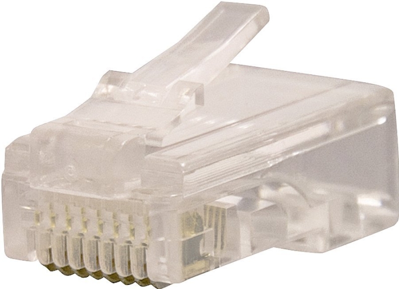 PLUG ELEC MODULAR CAT5 8POS   