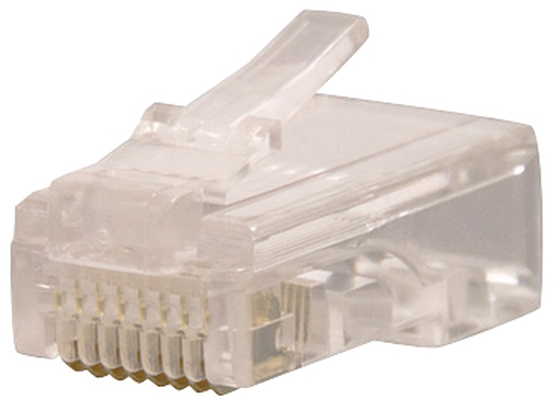 PLUG ELEC MODULAR CAT5 8POS   