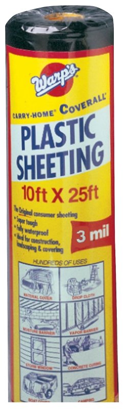 [6221733] POLY FILM 10X25FT 3MIL BLACK  