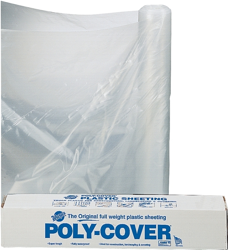 POLY FILM 20X100FT 6MIL CLEAR 