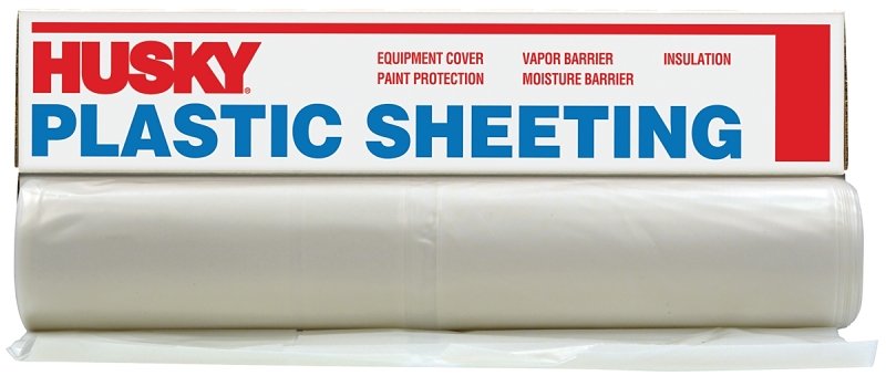 POLY FILM 20X50FT 6MIL CLEAR  