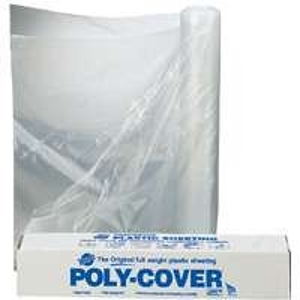 POLY FILM 3X200FT 4MIL CLEAR  