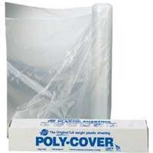 POLY FILM 4X200FT 4MIL CLEAR  