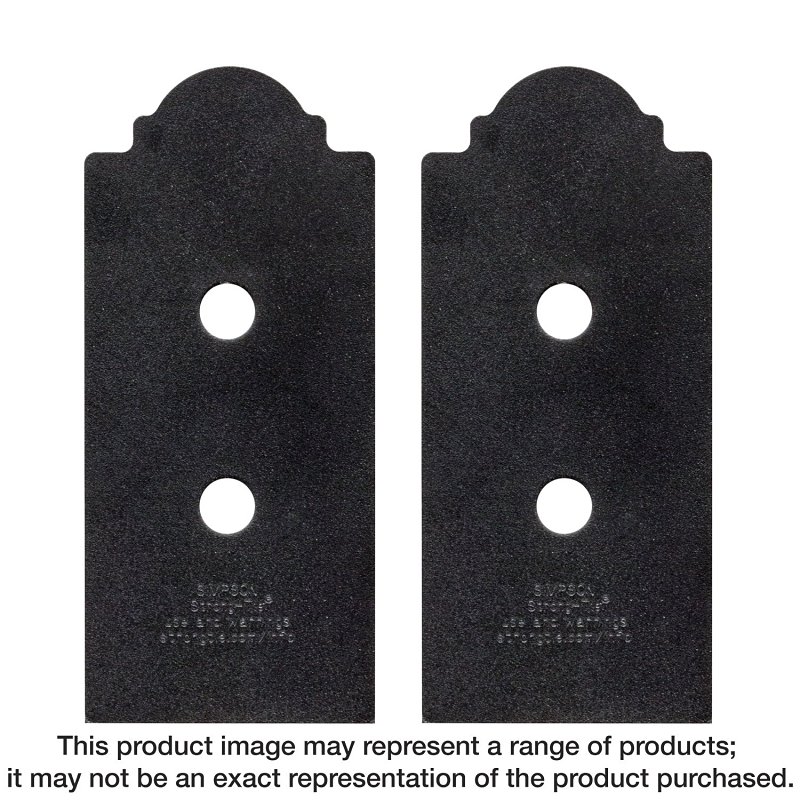 POST BASE SIDE PLATE 4 X 4IN  