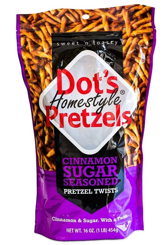 PRETZEL SUGAR CINNAMON 16OZ   