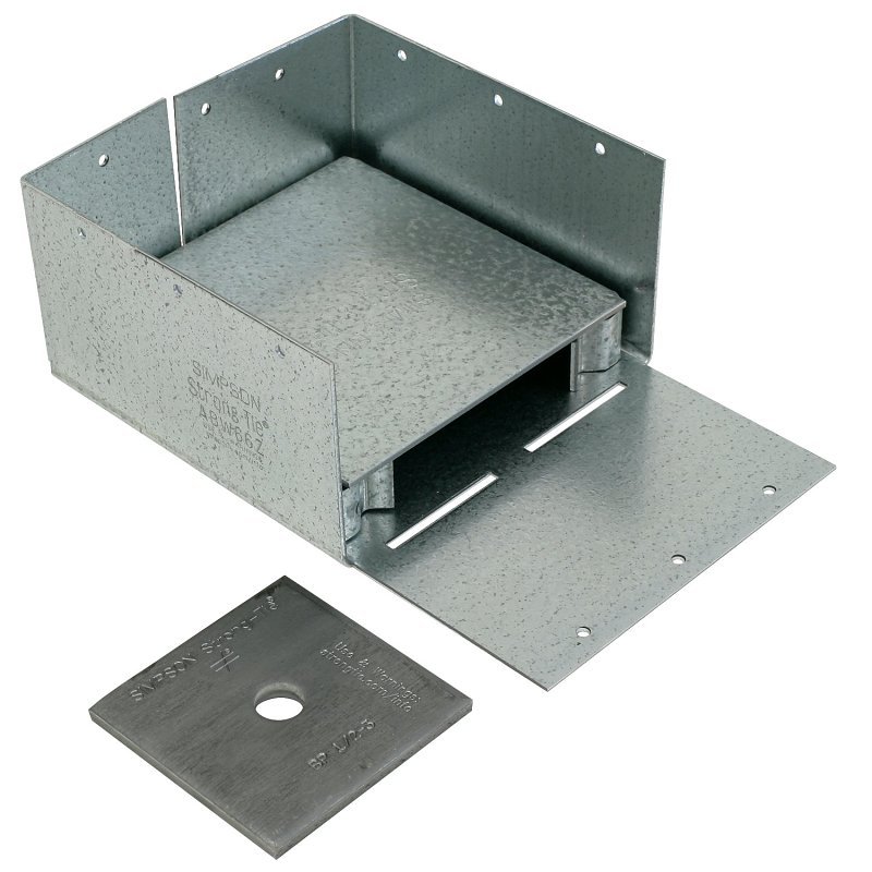 PST BASE ADJ W/WU ZMAX 6 X 6IN