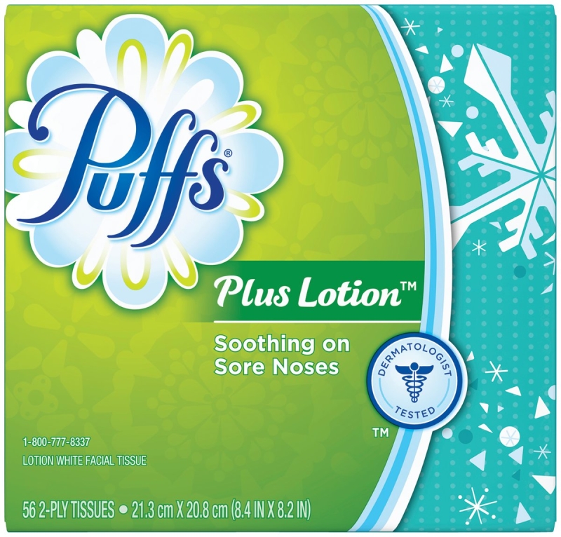 PUFFS PLUS LOTION 56CT CUBE   