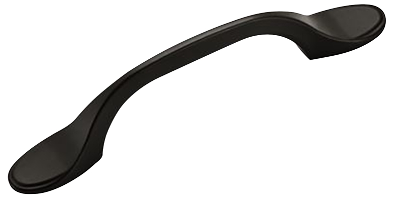 PULL CABINET FLAT BLACK 3IN   
