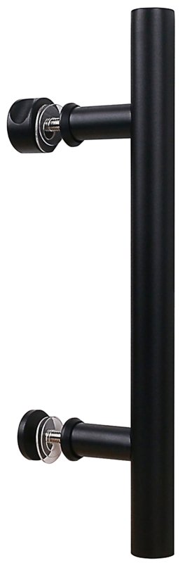 [2051324] PULL MADISON STL MAT BLK 12IN 