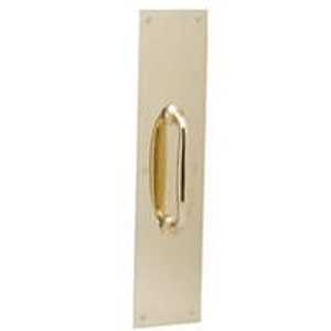 PULLPLATE 3-1/2X15 BRGHT BRASS