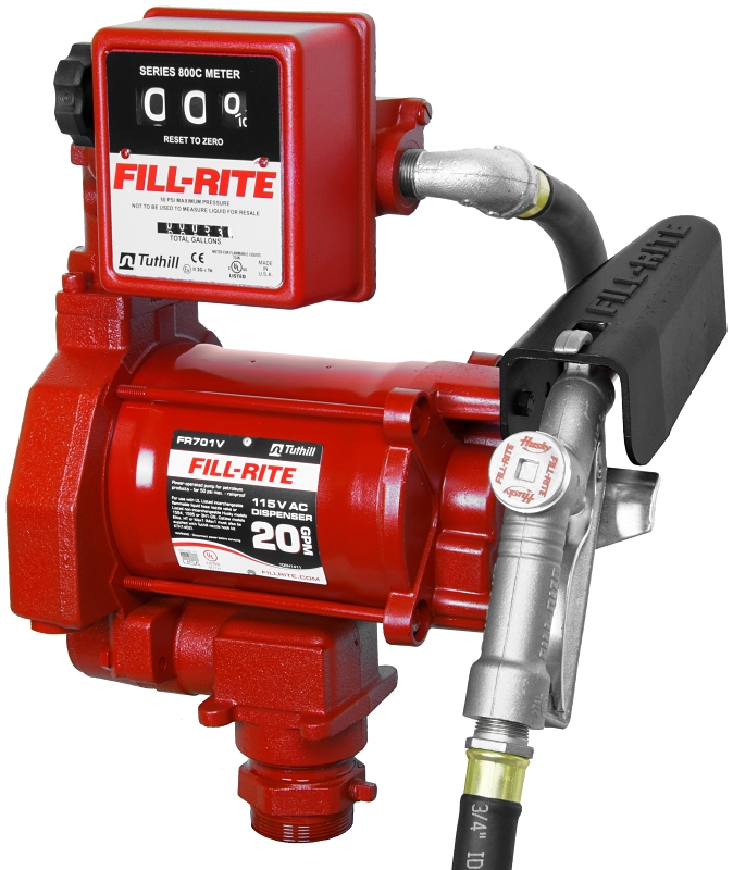 PUMP/METER FUEL HD AC 115V    