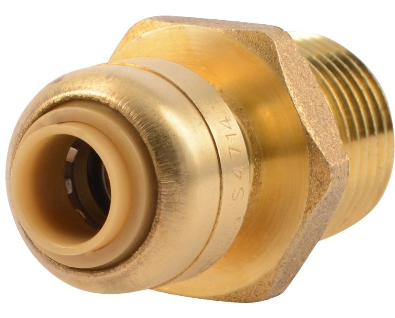 PUSH FIT ADAPTER 1/4SBX 1/2MPT