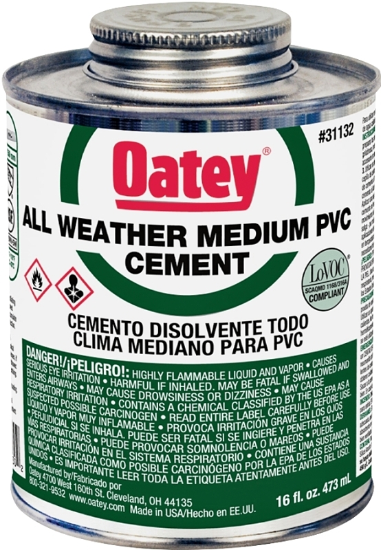 PVC CEMENT ALL WEATHER LVOC 16