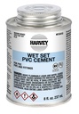 PVC CEMENT WET SET BLUE 8OZ   
