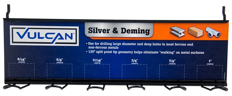 RACK BIT DRIL SLVR & DMG 6SKU 