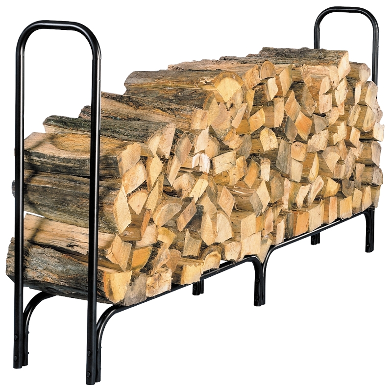 RACK LOG HOLDER 96X13X45IN BLK