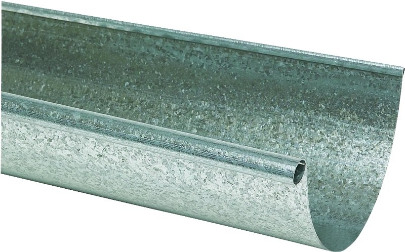 RAIN GUTTER 5INX10FT HALF RND 