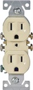 RECPT DUPLEX STD 3 WIRE 15A IV