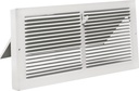 REGISTER BASEBOARD 10X6IN WHT 