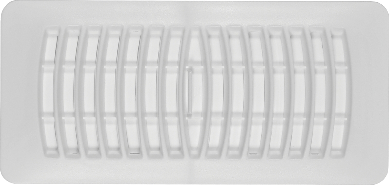 REGISTER FLOOR 4X10IN WHT     