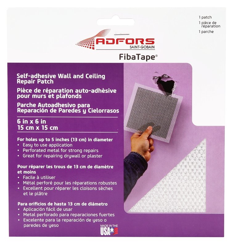 REPAIR PATCH WALL/CEILG 6X6IN 