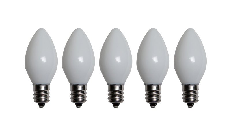 REPL BULB FIL RETRO OPQ C7 WHT