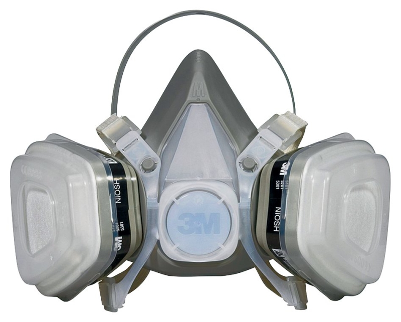 RESPIRATOR PAINT DUAL CRTG MED