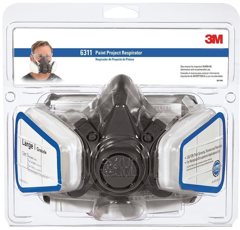 RESPIRATOR PNT SPRY HALF FACE 