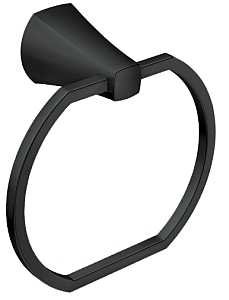 RING TOWEL LINDOR MATTE BLACK 