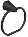 RING TOWEL LINDOR MATTE BLACK 
