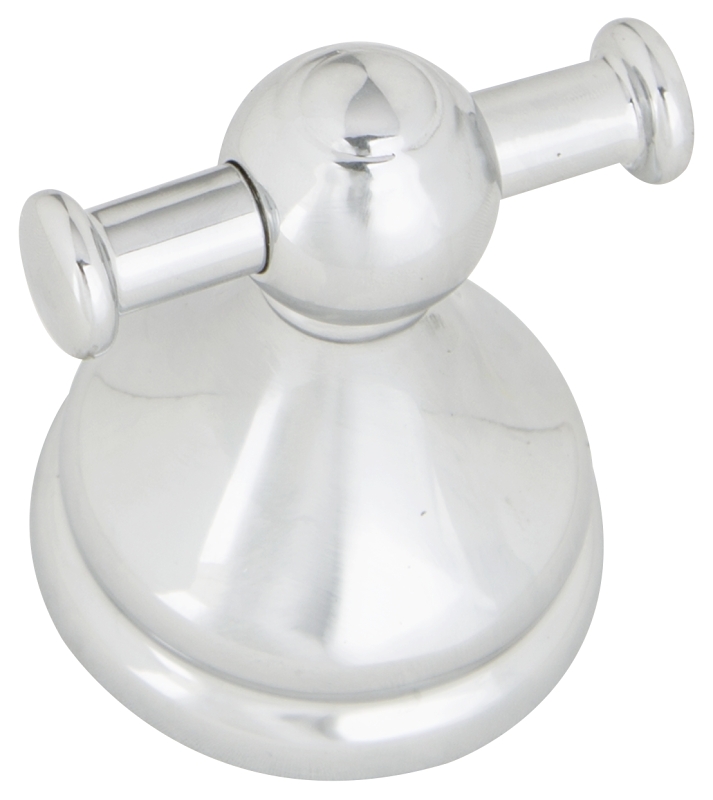 ROBE HOOK VENETIAN CHROME DBL 