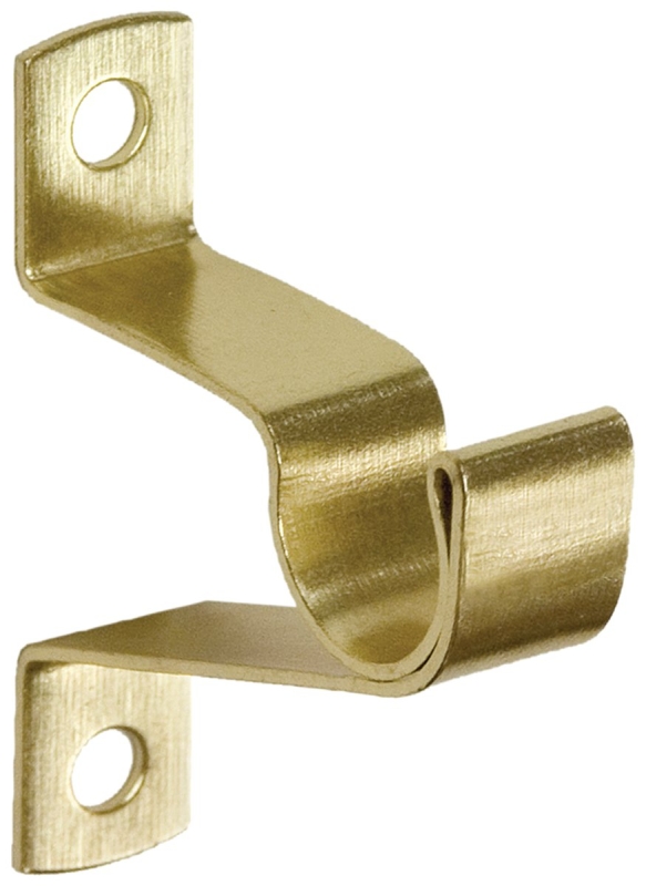 ROD BRACKET 7/16IN 3/4CL BRASS