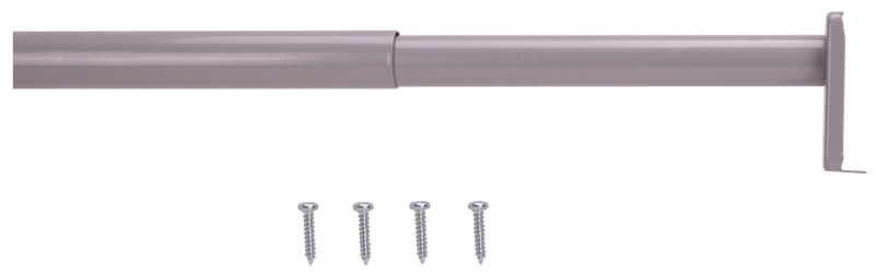 ROD CLOSET ADJ 18-30IN SILVER 