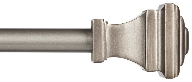 [2240935] ROD CURTAIN PEWTER 5/8X36-66IN