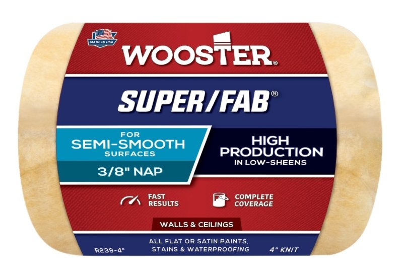 ROLLER COVER FABRIC 4X3/8IN   