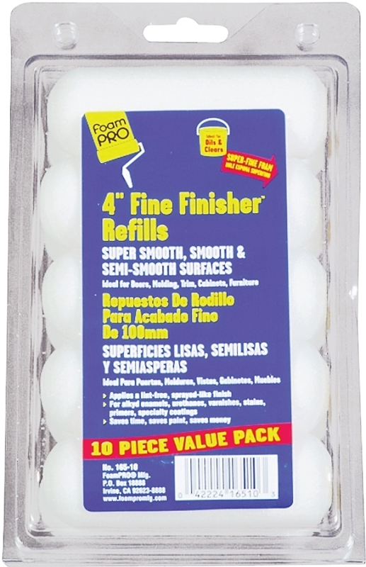 ROLLER COVER FOAM 10PK 4X3/8IN