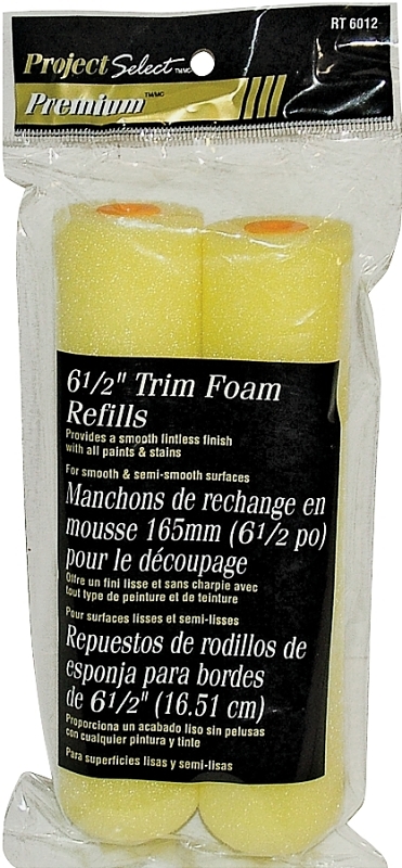 ROLLER COVER FOAM 2PK 6.5IN   