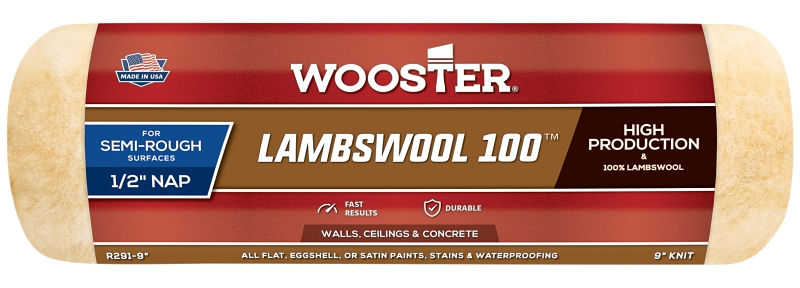 ROLLER COVER LAMBSWOOL 9X1/2IN