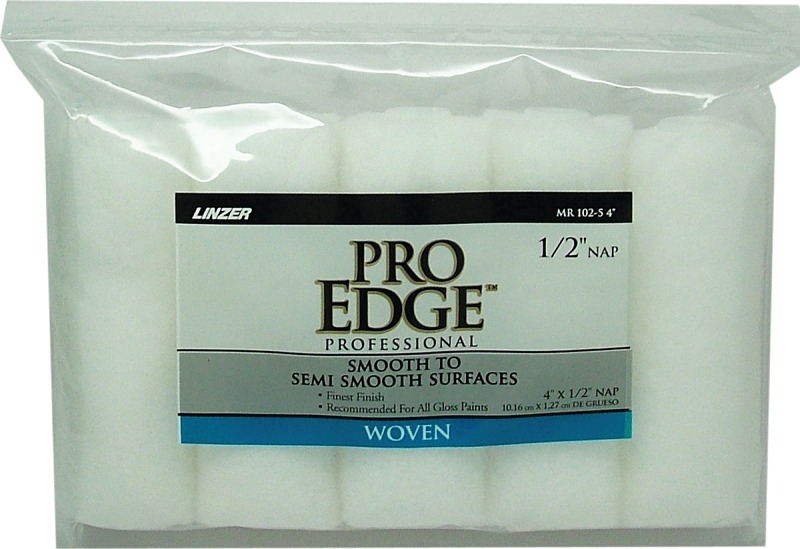 ROLLER MINI WOVEN WHT 1/2X4IN 